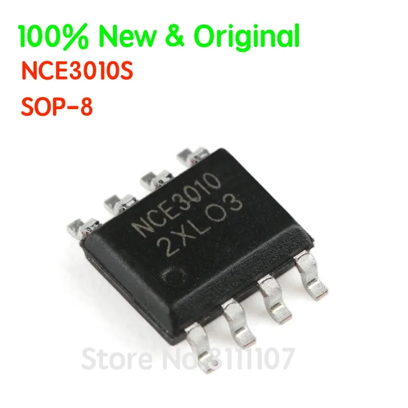 10PCS/LOT NCE3010S SOP-8  NCE3010 30V 10A N-channel MOS Field Effect Tube 100% New & Original