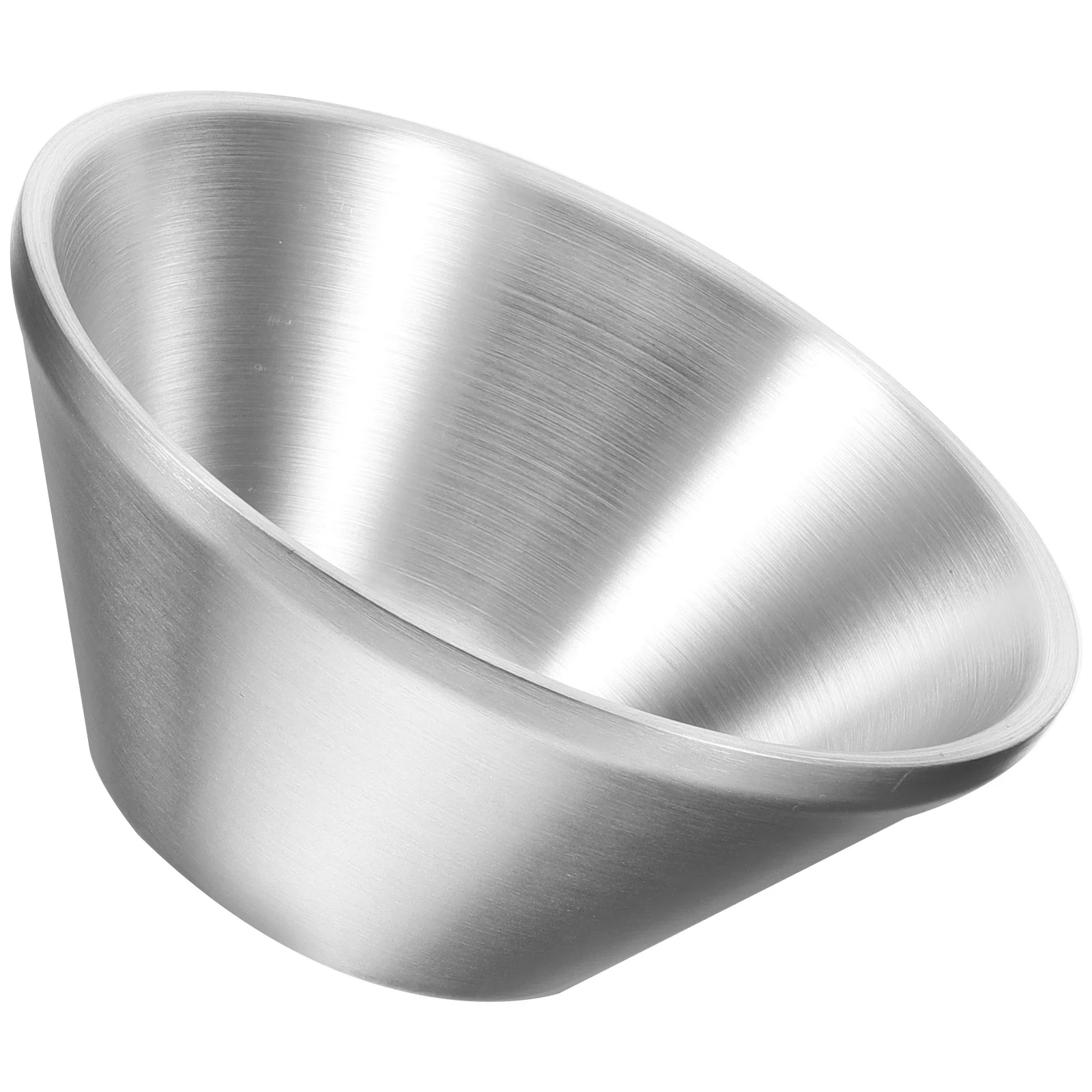 แก้วโกนหนวดสแตนเลสแบบใช้ซ้ำได้ แก้วโกนหนวดพกพาสำหรับผู้ชาย ชามผสมโฟมที่สะดวกสบาย ชามดูแลเครา