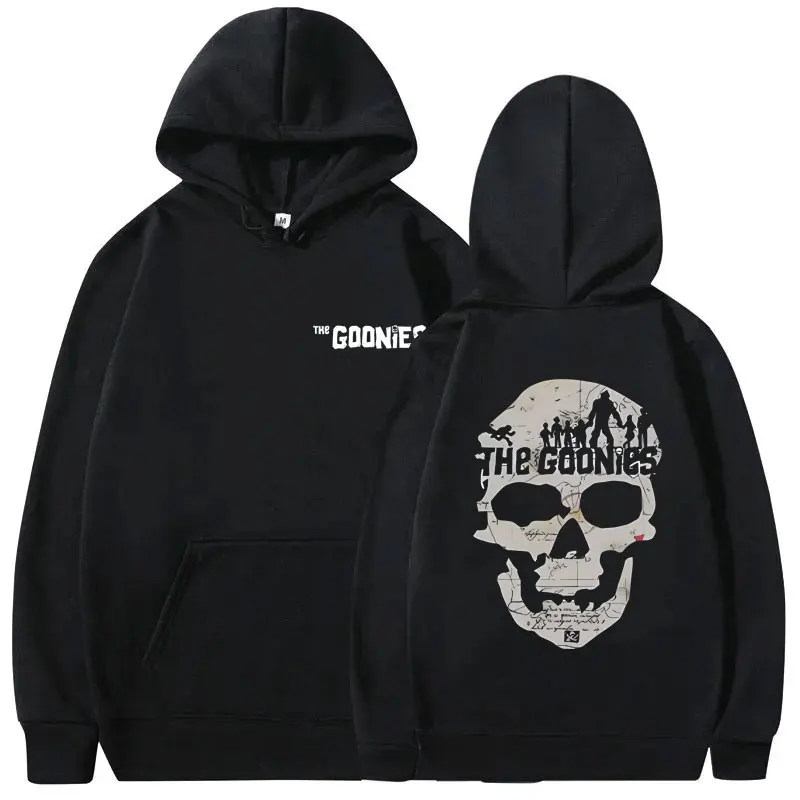 

Funny Movie The Goonies Never Say Die Skeleton Double Sided Print Hoodie Men Women Fashion Pullover Male Casual Fleece Hoodies