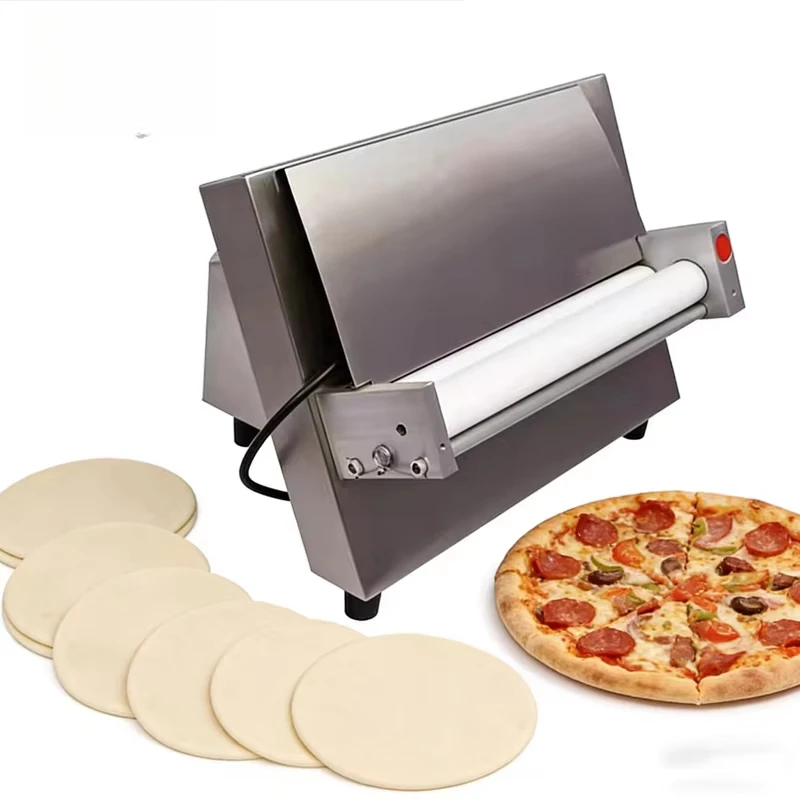 +-+ Pizza Dough Sheeter Roller Shelter Press Flattener Laminator Equipment Noodle Pressing Bread Making Machine