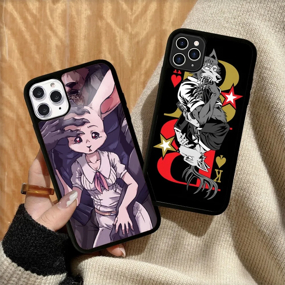 BEASTARS Phone Case Silicone PC+TPU For For IPhone 11 12 13 14 15 16 Plus Pro Max Cover