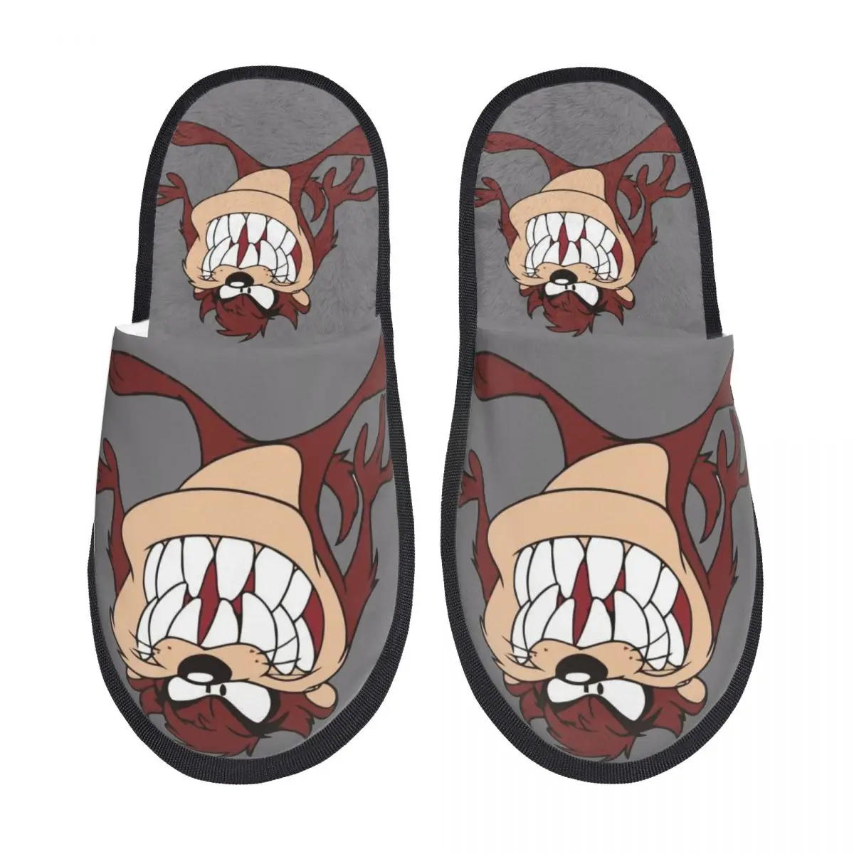 Tasmanian Devil sandal Pria Wanita, sandal rumah pantoufle santai