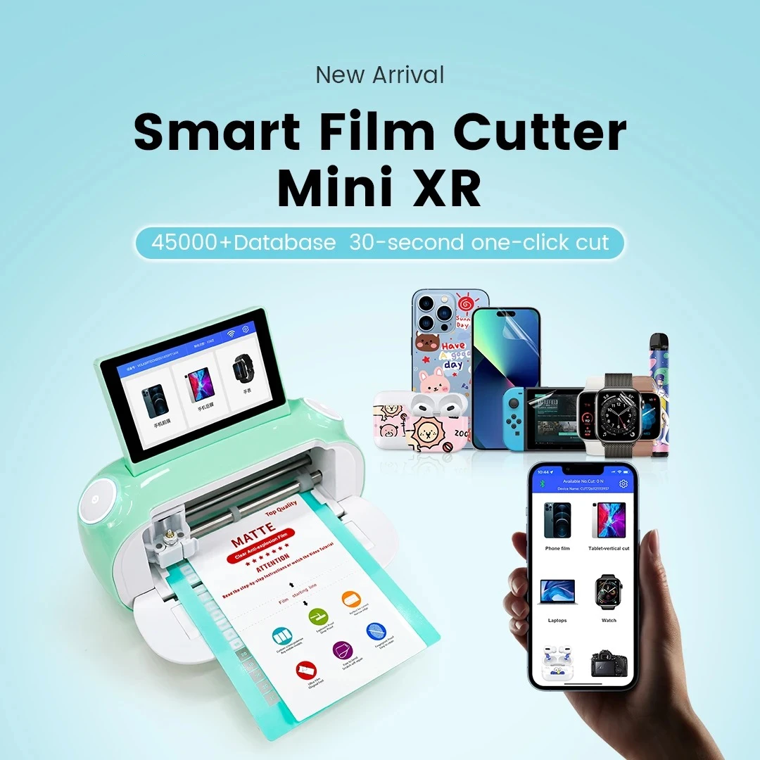 2024 Innovative Mini XR Cutter High Quality Vinyl Cutting Plotter 3D TPU Hydrogel Protector Unlimited GPS Anti-Spy Smart Watches