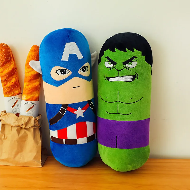 50 センチメートルマーベルアベンジャーズぬいぐるみスパイダーマンアイアンマンハルクぬいぐるみ人形キャプテンアメリカコスプレ枕ルーム装飾ソファクッション