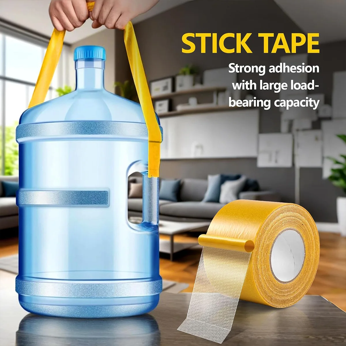 10M Extra Strong Double Sided Tape Translucent Mesh Super Traceless High Viscosity Waterproof Carpet Stickers