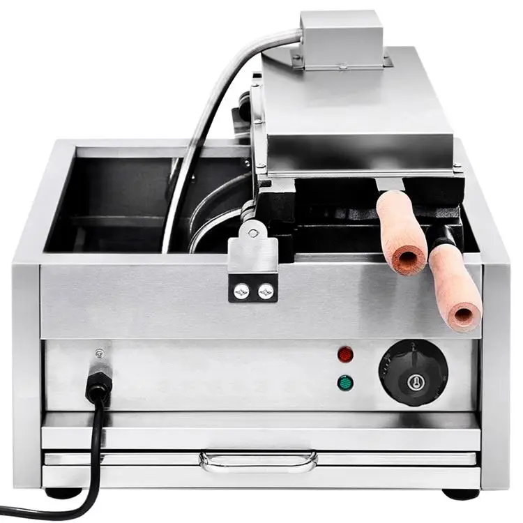 

New Design 110V Taiyaki Maker Japanese Fish-shaped Pancake Ice Cream Waffle Cone Making Machine