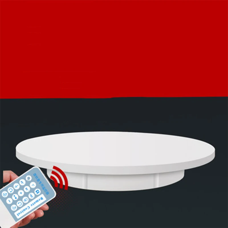 42CM Electric Turntable Display Stand with Remote Control 360°Rotating Round Display Stand for Studio Shooting Photo Base Stand