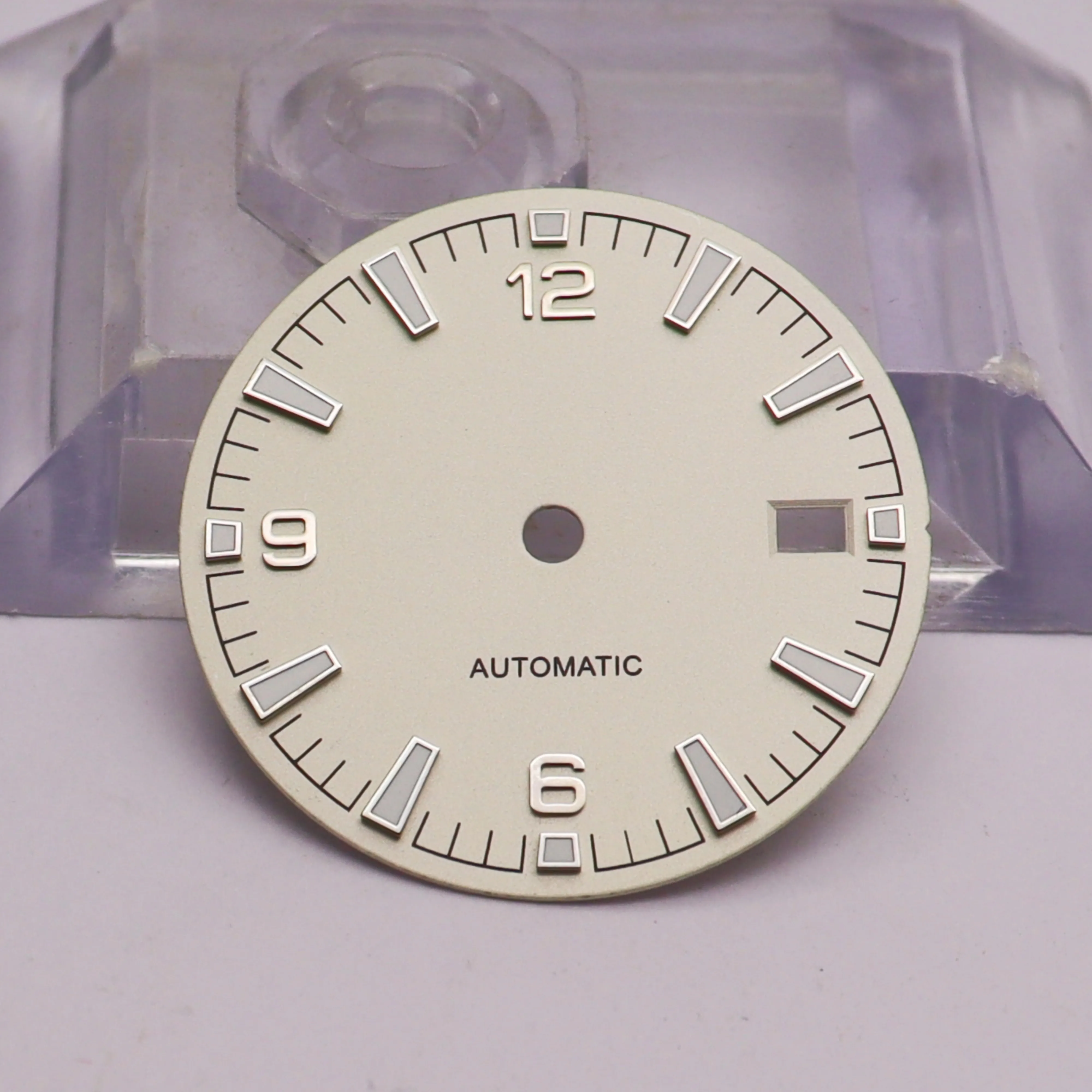 Watch Accessories for NH35 Dial Movement, Green Luminous