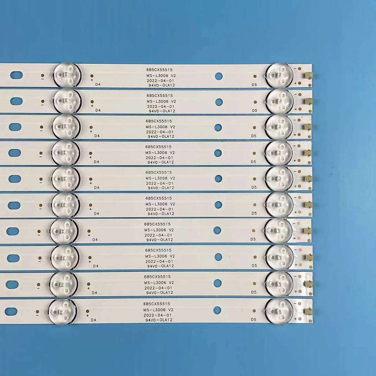 Striscia di retroilluminazione a LED 5 lampade per 58PU55STC-SM CX58D05-ZC22AG-02E 308050 DTZ001 3080558 F20DTZ001 MS-L3006
