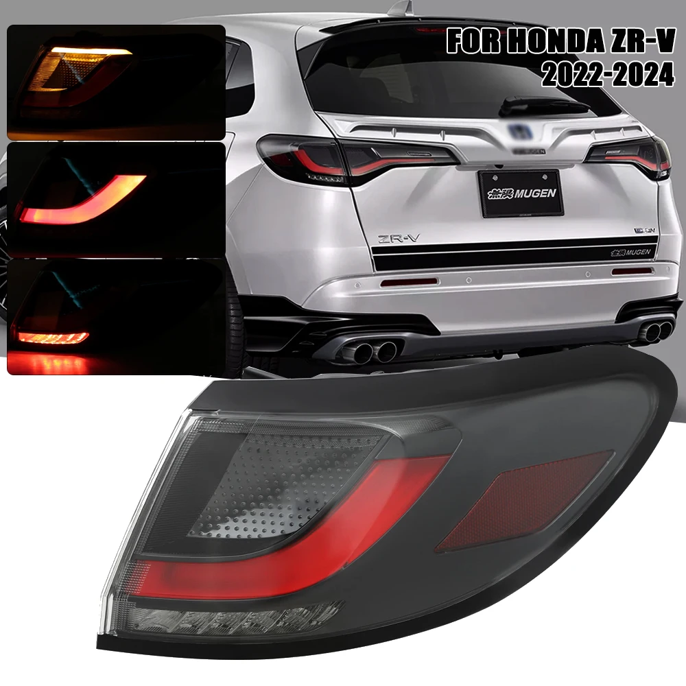 

LED Rear Tail Light For HONDA ZRV 2022 2023 2024 ZR-V Car Signal Brake Lamp Bumper Warning Light