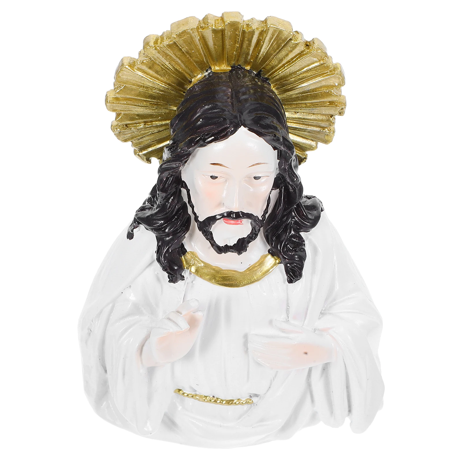 Статуя Иисуса разум Lds Home, украшения из смолы, статуи шуб для декора комнаты, христианская статуетка
