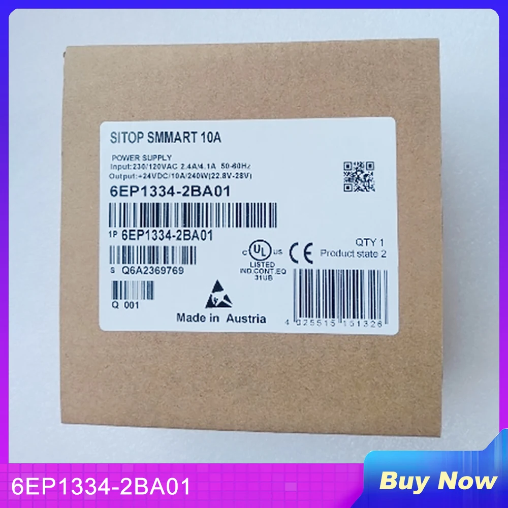 

Power Supply For 6EP1334-2BA01 SITOP SMMART 10A