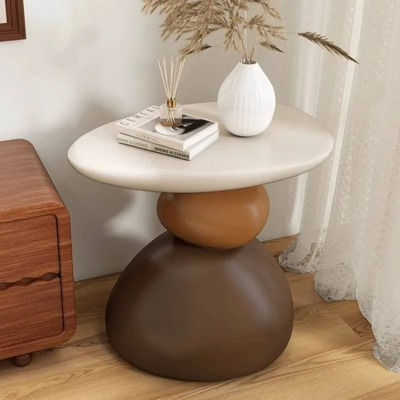 

Indoor Design Round Coffee Tables European Style Floor Living Room End Table Salon Nordic Designer Mesa De Centro Furniture Home