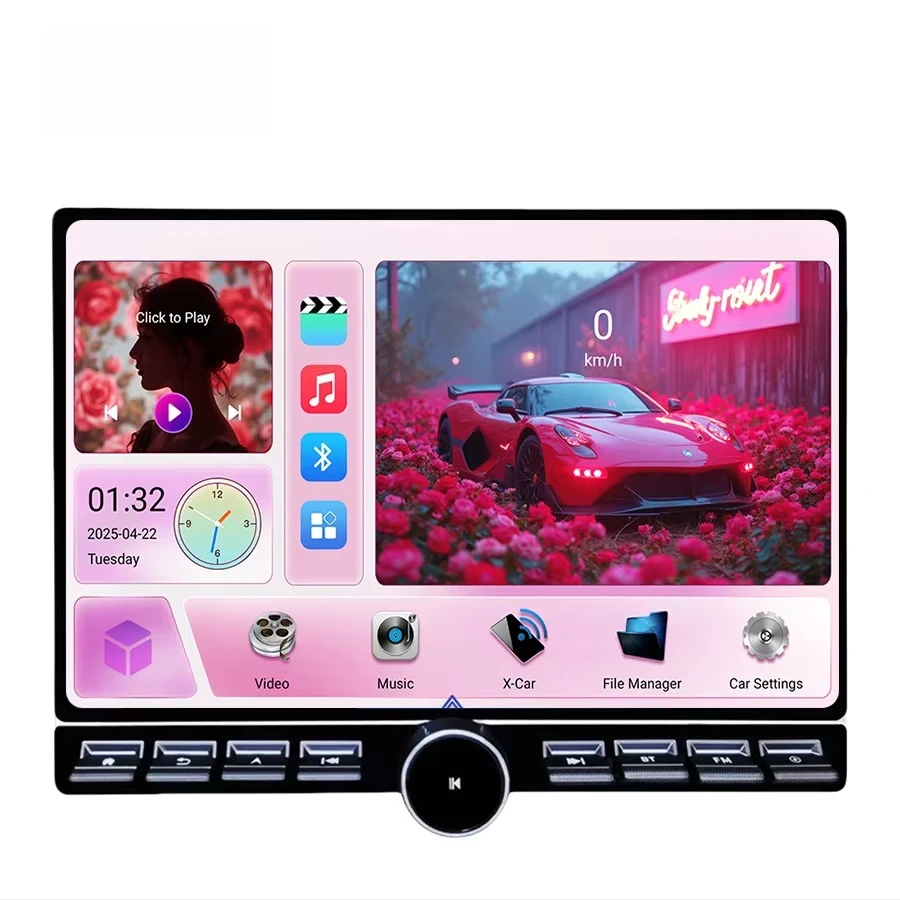 

General high definition diamond 2K 13 inch dual Din head unit Qualcomm car stereo radio