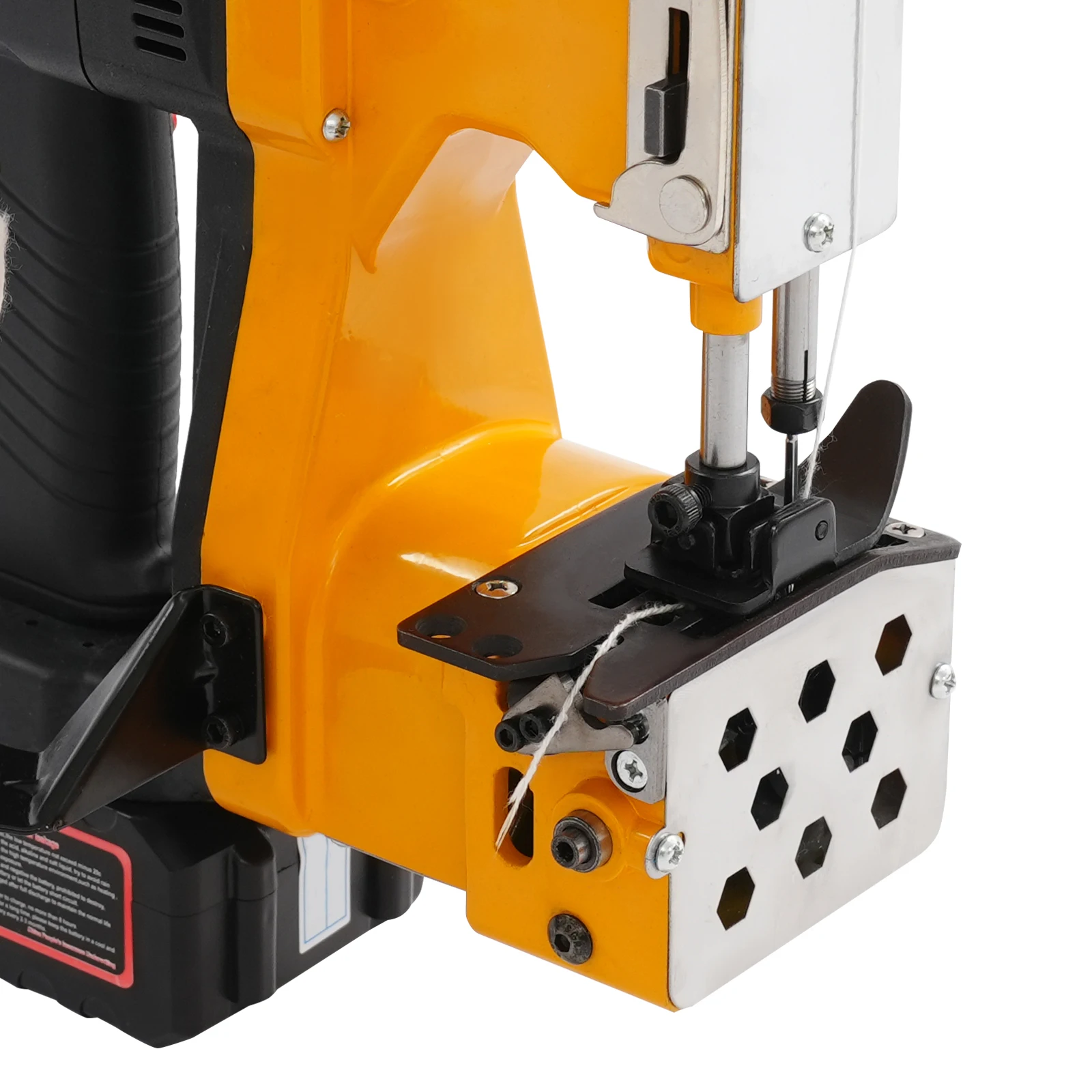 Macchina per cucire sacchetti elettrica senza fili - Potente 2800-3200SPM da 210 W, batteria al litio con autonomia 1,5 ore, tagliafilo automatico, portatile