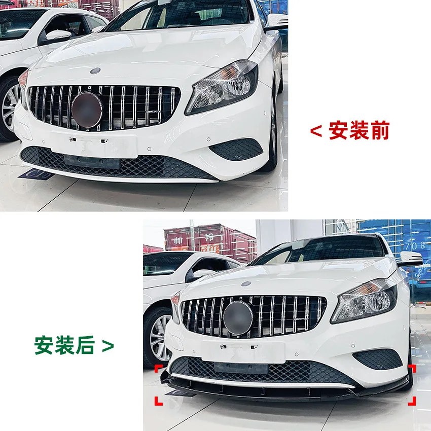 

For Mercedes-Benz A-Class W176 regular version 2013-2015 front bumper front shovel exterior modification