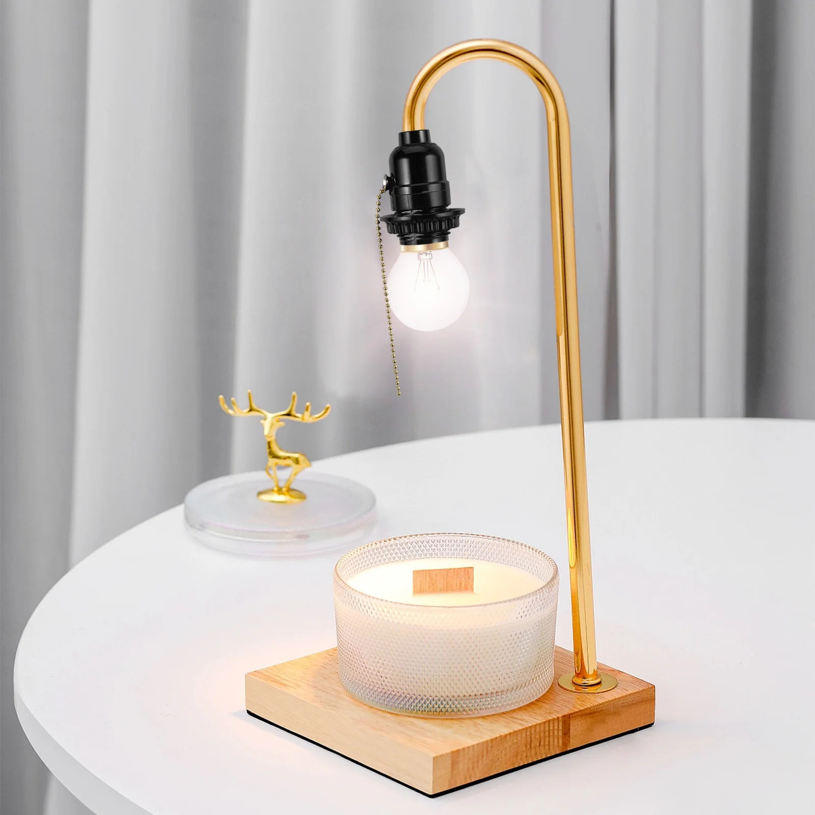 

2Pcs E27 Lamp Holder with Switch Screw Socket Base for Light Bulbs Lamp Bases Adapter Removable Shade Collar Included