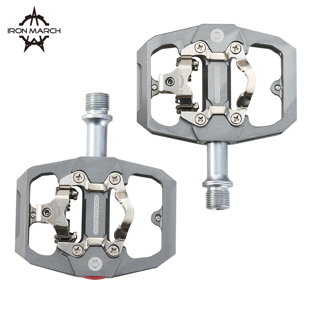 

Non-Slip MTB Road Bike Bicycle Pedals, 3 Sealed Bearings, Self-Locking Pedals, Aluminum Alloy SPD System Bike Ultra-Light Pedals