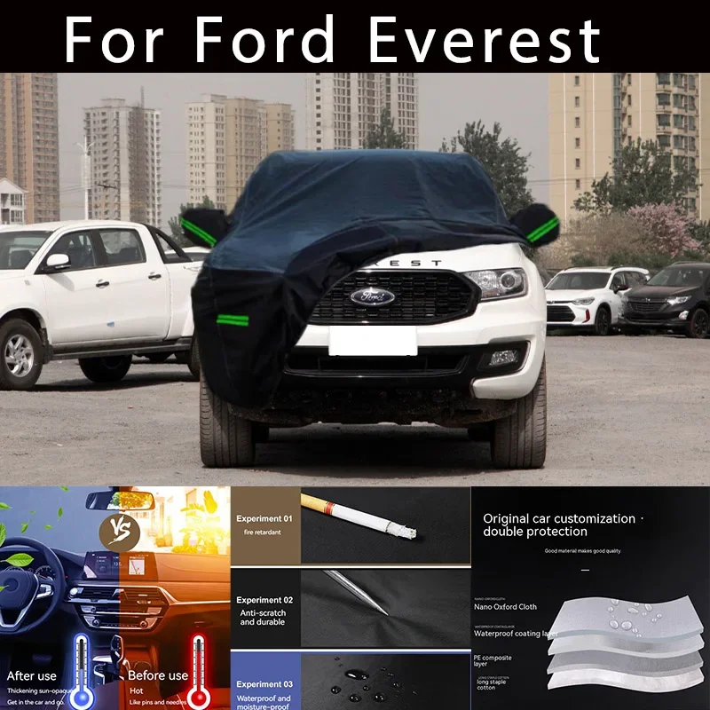 

For Ford Everest Outdoor Protection Full Car Covers Snow Cover Sunshade Waterproof Dustproof Exterior Car accessories