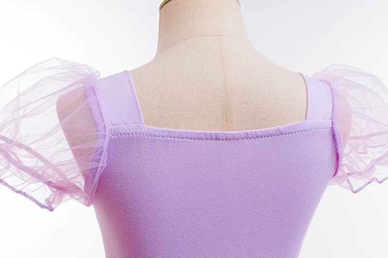 Mädchen Kurzarm-Ballett-Tutu-Kleid Kinder Tüll-Tanzkleid Prinzessinnen-Themenkostüm Bühnenoutfit – Detail 14