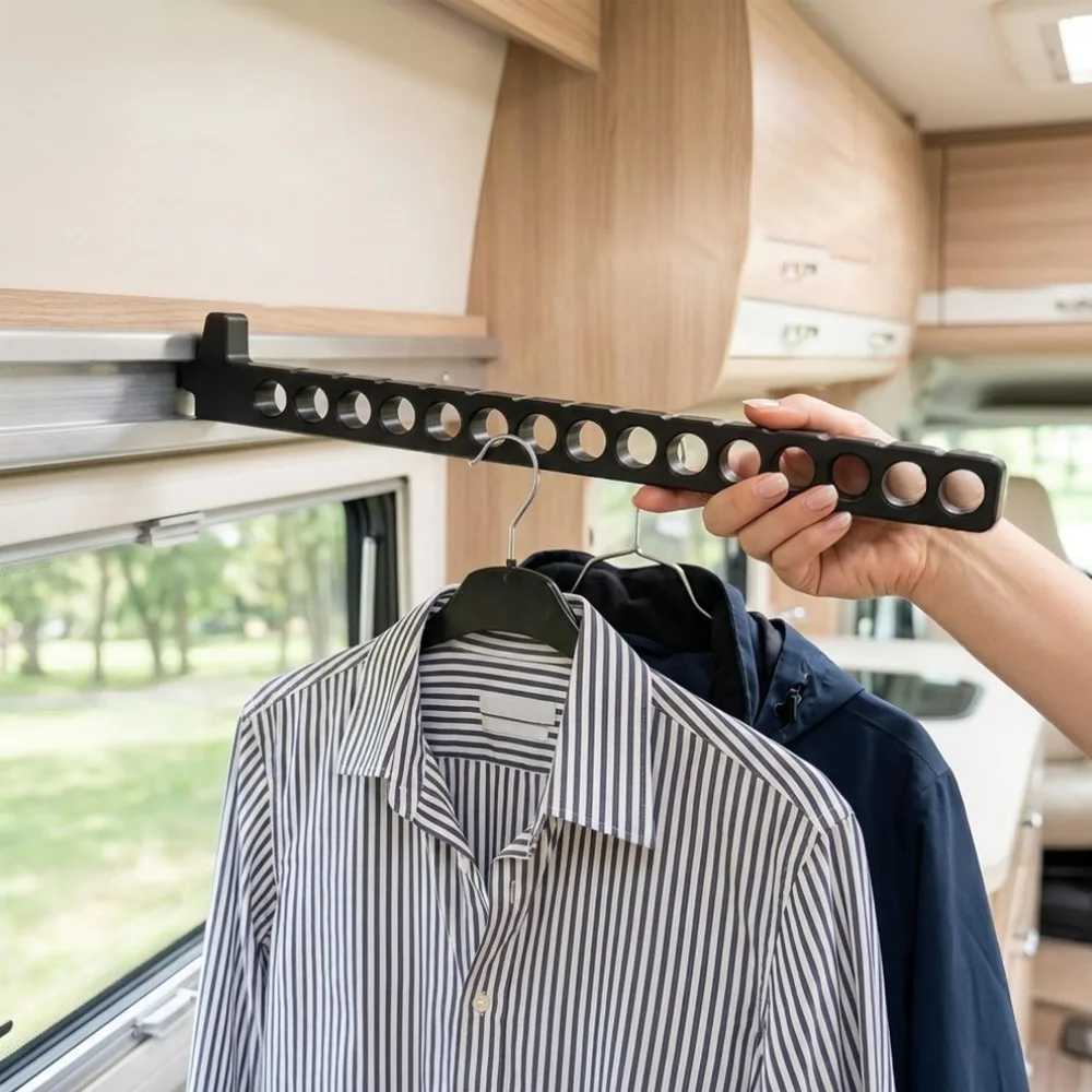 3/1pcs Portable Clothes Drying Rack Space Saving Multifunctional Laundry Storage Hanger for RV Caravan Camper Van Home Bathroom