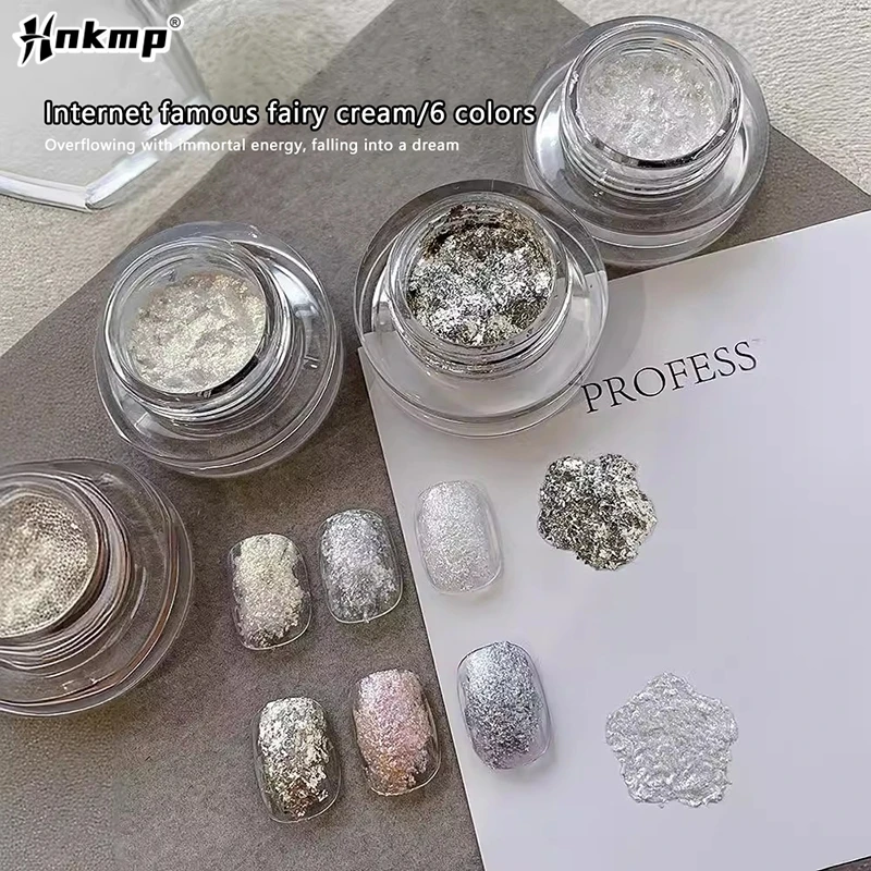 Delicate Metal Gypsum Sand Painting 3D Manicure Glue Persistent Effect Nail Engraved Gel Easy To Remove For Girls Nail Art