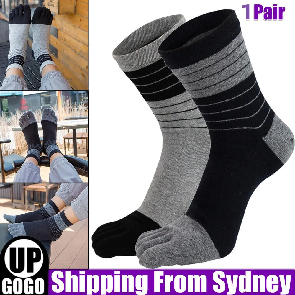 

Five-finger Socks Cotton Line Men's Toes Wholesale Casual Socks In The Cylinder Five-toe Business Four Seasons Anti-cotton Socks