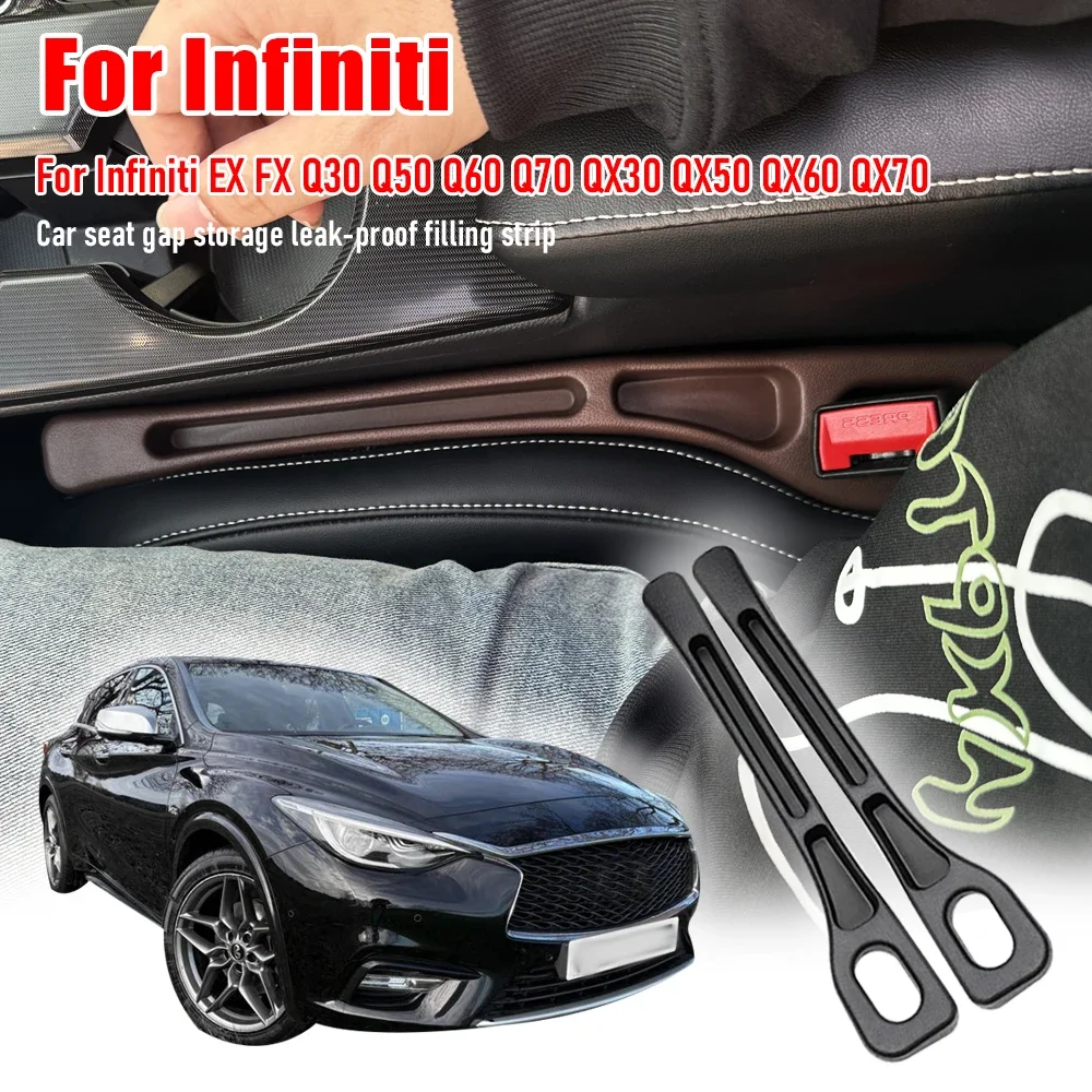 Autositz-Lückenfüllerstreifen für Infiniti EX FX G37 EX35 EX30D FX35 FX30d FX37 FX45 A30 Q50 Q60 Q70 QX30 QX60 QX70 Zubehör