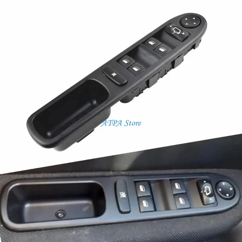 Công tắc cửa sổ kính nâng cấp U13C cho 6490.EH Dễ dàng lắp đặt Hoạt động trơn Công tắc điều khiển kính Phụ kiện xe hơi