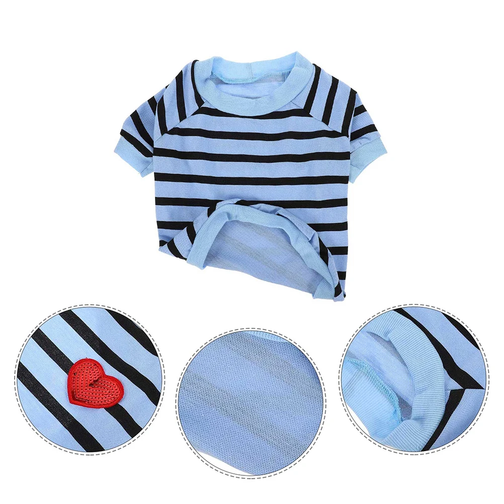 

Dog T-shirt Adorable Cute Shirts Breathable Pet Cooling Cotton Comfortable Clothes Decorative