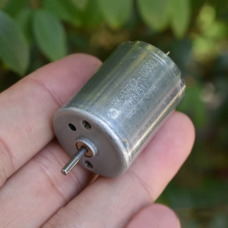 Mabuchi RK-370CA-10800 Mini 370 Motor DC 12V 18V 24V 5200RPM Micro 24mm Diameter Carbon Brush Motor