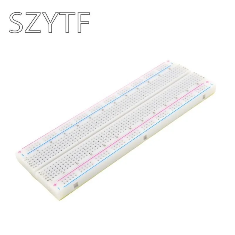 Breadboard connection cable mini breadboard transparent splicable hole board experiment board