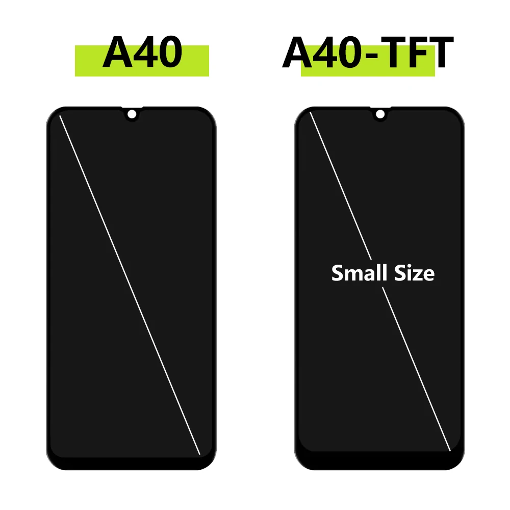 Super AMOLED A40 A405F A405F/DS Display Screen Assembly per Samsung Galaxy A40 Display LCD Touch Screen Digitizer con cornice