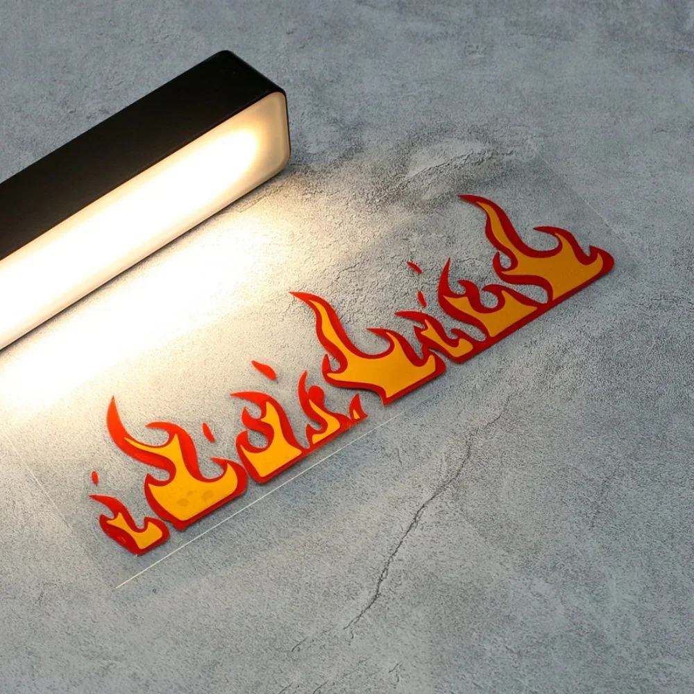 Car Styling Vinyl Cool Fire Flame Sticker Motorbike Body Decoration Decal Graphic