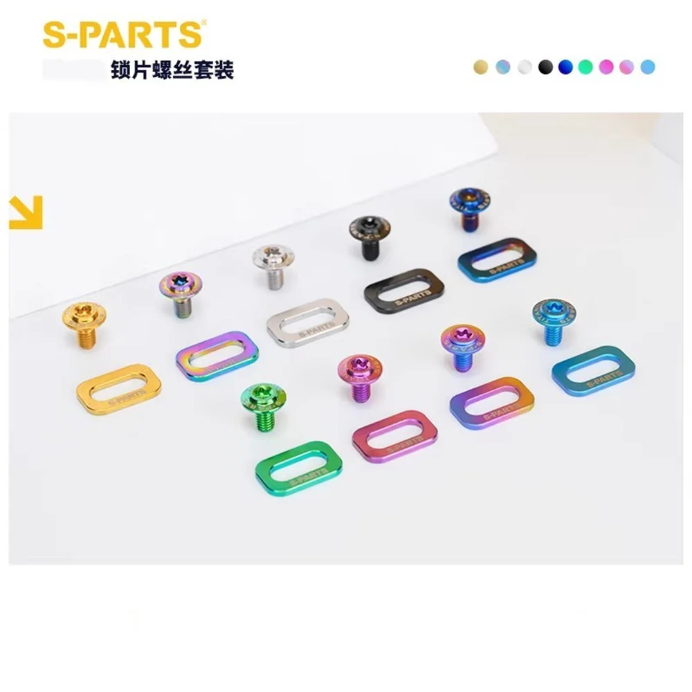 

Road bike lock shoes titanium Locking screw for look shoes titanium shim screw