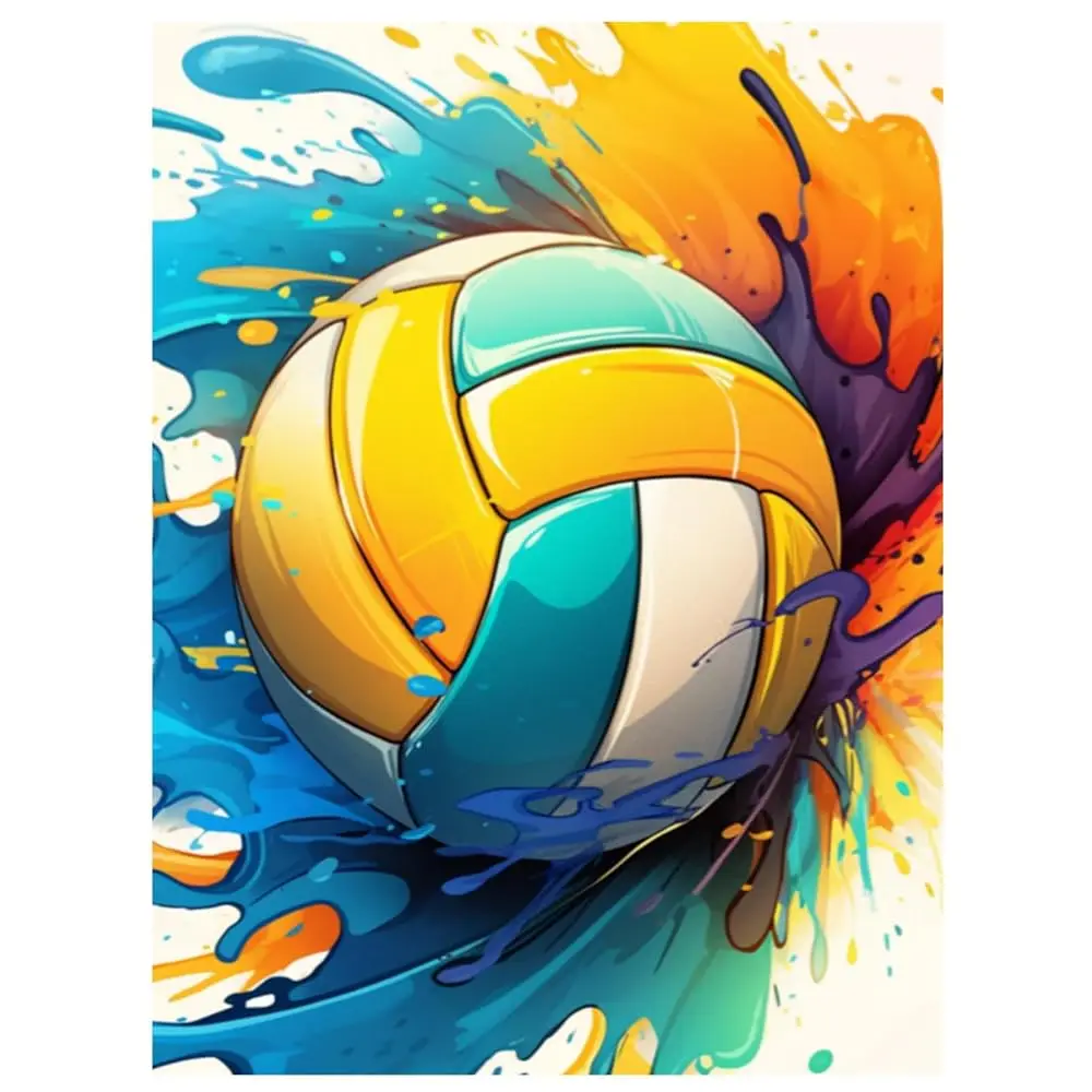 

Наборы для алмазной вышивки «Волейбол» для взрослых, наборы для алмазной живописи «Волейбол», 5D наборы для создания картин из страз для подарков и декора интерьера 1