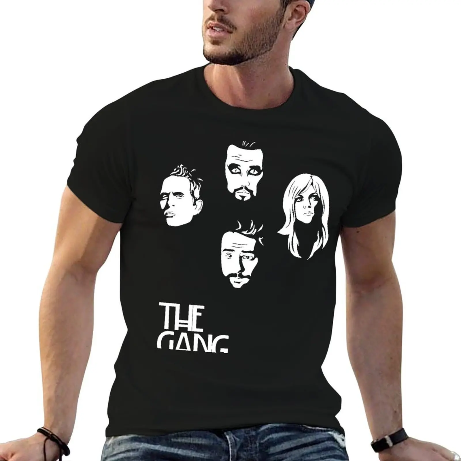 Its Always Sunny The Gang (Mac, Charlie, Dee, Dennis) T-Shirt street wear Funny t-shirt men workout shirt