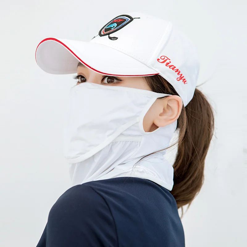 TTYGJ Golf Sunscreen Mask Manufacturer Wholesale Ice Silk Mask for Men and Women Neck Riding Mask Cool and Breathable