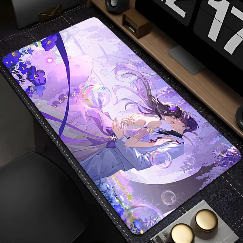 

Mousepad Gaming L-love And Deepspace Rafayel Mouse Pad PC Accessories Non-slip Keyboard Pad Large Desk Mat Rubber Extended Pad