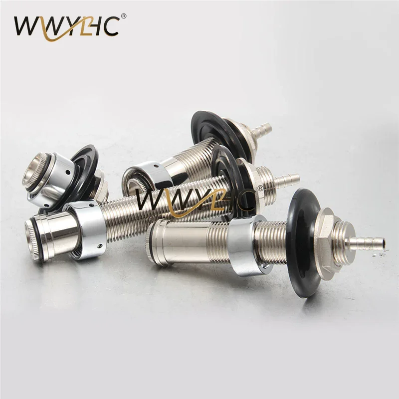 4-1/2 Inch Threaded Beer Faucet Shank Bar Wall Mount Draft Beer Dispensing Connector Homebrew Tap Replacement Parts