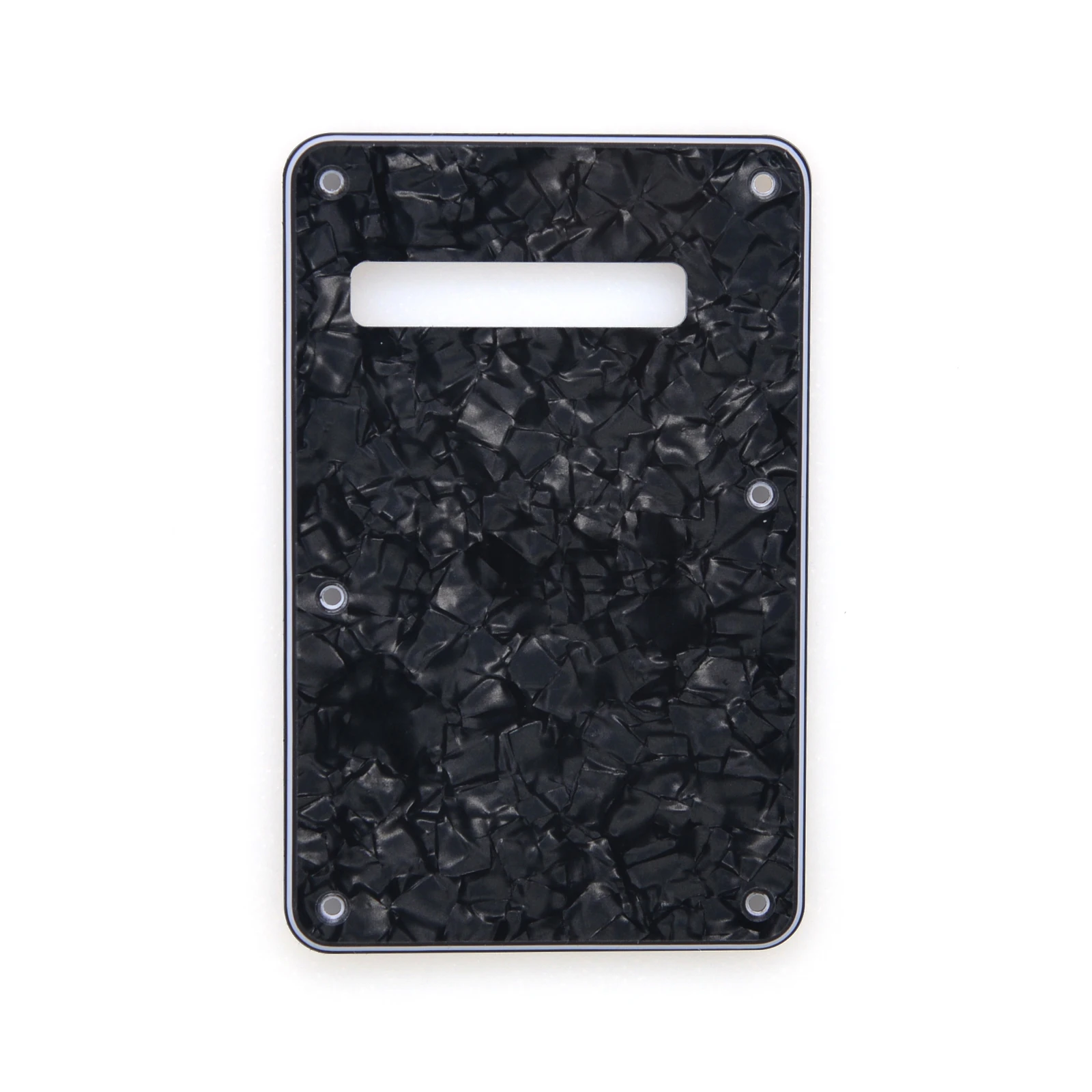 6 Holes Guitar Back Plate Cavity Cover Pickguard for ST Modern Style Electric Guitar