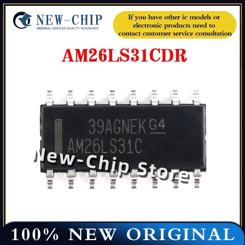 

5PCS-100PCS/LOT AM26LS31CDR Four difference wire transmitter chip SOP-16 New original AM26LS31C