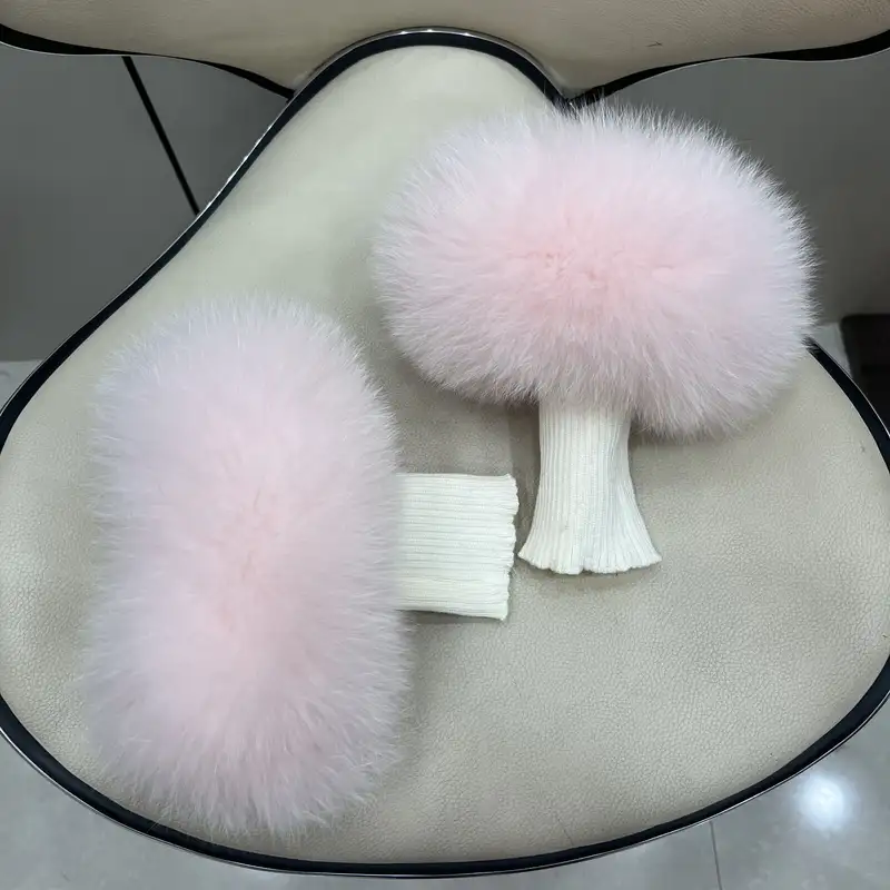Real Fox Fur Cuffs Arm Warmer Women Bracelet Fur Wristband Glove Warmer Wrist Warmer Coat Jacket Boots Warm Accessories - Image 18