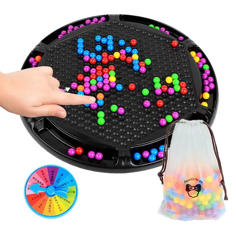 Intellectual Chessboard Duel Game Interactive Matching Game Intellectual Chessboard Fun Table Top Strategy Game Rainbow Ball