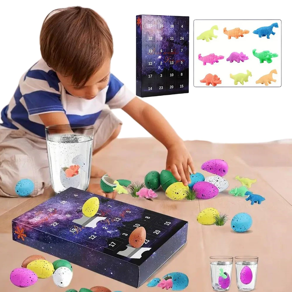 Advent Calendar 2024 Dinosaur Eggs 24 Days Christmas Countdown Calendar Xmas Countdown Calendar Xmas Gift for Boys Girls