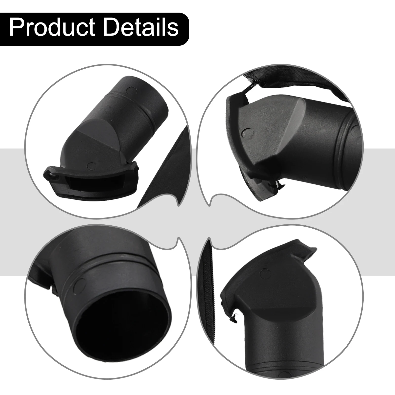 Connector Anti-dust Cover Bag Air Outlet Parallel Miter Saw Parts Belt Sander Black Connector Cover Bag For 255