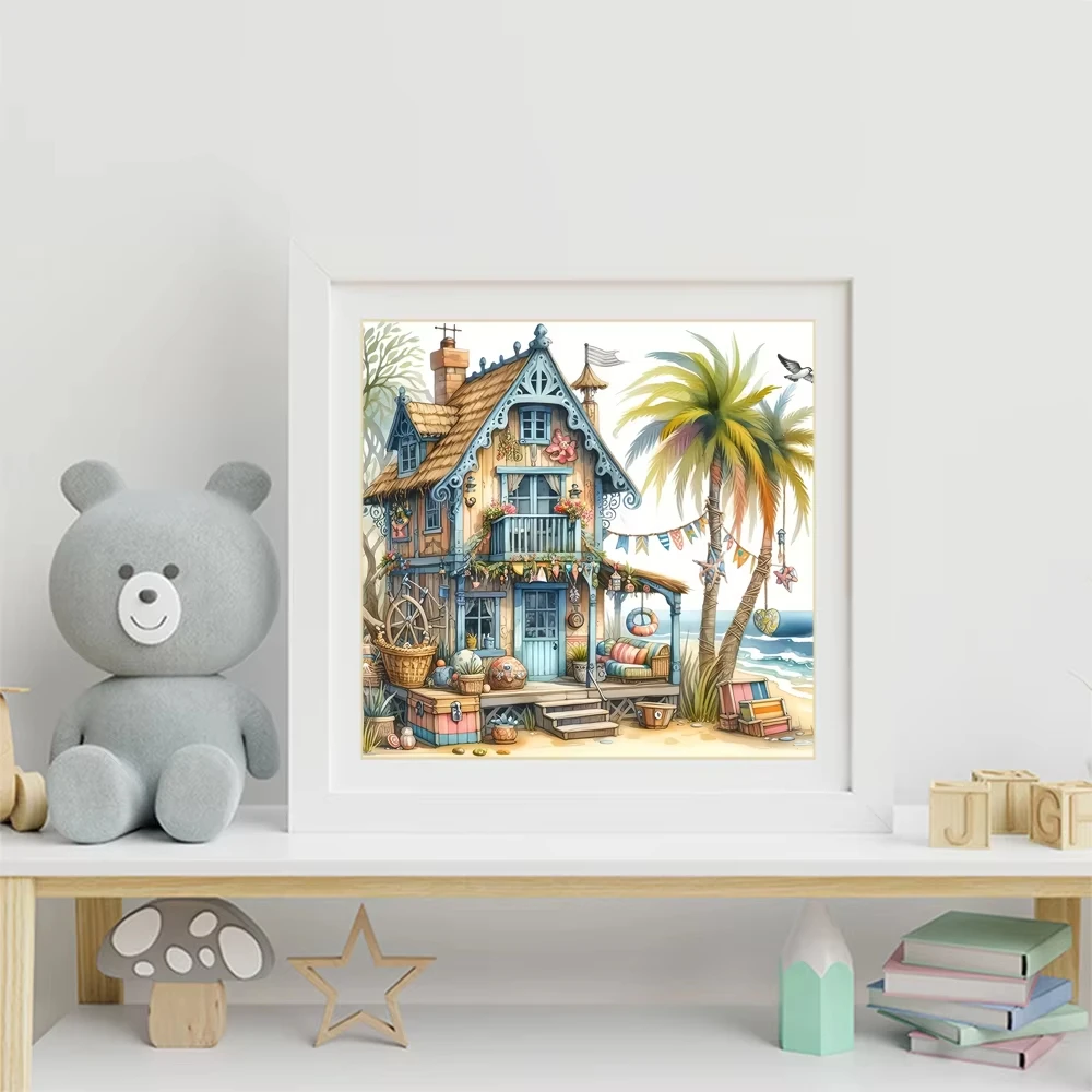 

Пазлы «Домашний пейзаж» 500/1024 элемента: увлекательная семейная игра для игровой комнаты, спальни, домашнего декора, подарок, без рамки