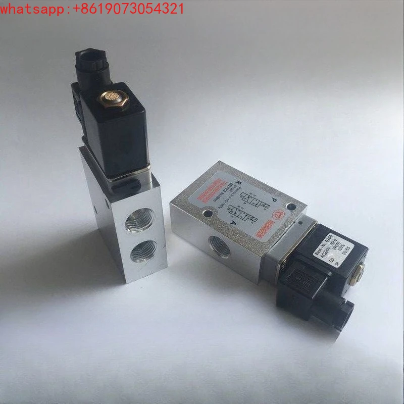 

Solenoid valve 8020850 normally closed, two-position tee 8022850 normally open threaded pneumatic components