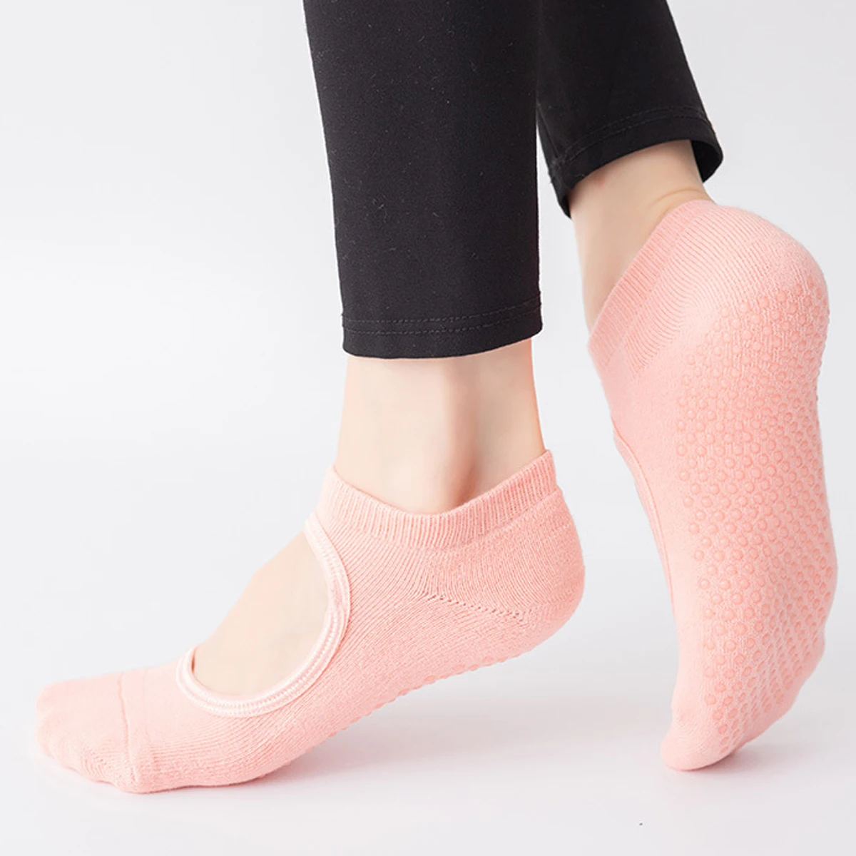 Women Yoga Toe Socks High Quality Anti Slip Five Fingers Pilates Socks Quick Dry Grip Fitness Dance Training Toe Socks For Girls