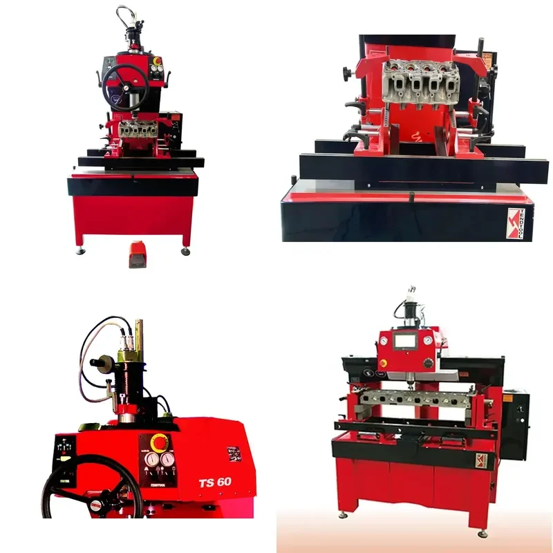 HCY TS60 Valve Seat and Valve Guide Cutting Machine for Repair Motorcycle and Small Automotive Multi-valve Cylinder Head